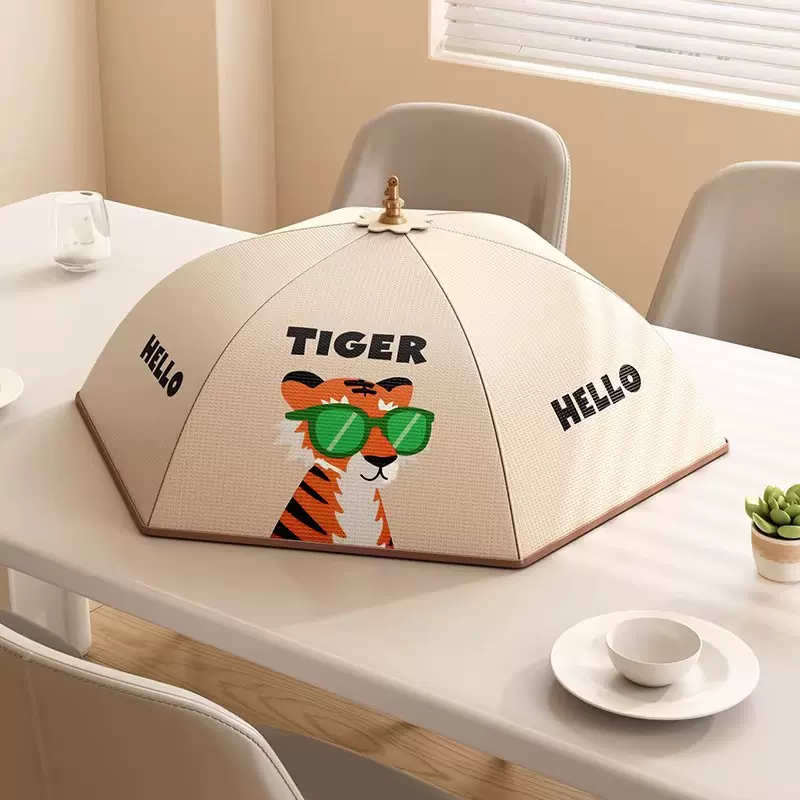 2025新款保温菜罩饭菜卡通菜盖罩可折叠家用冬天餐桌剩菜食物罩子