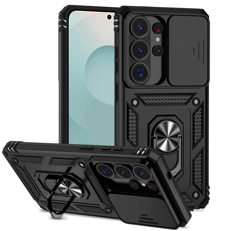 Suitable for Sam S26 Ultra Sergeant Push-Window Phone Case Samsung S26Plus Car Mount Anti-Fall Protective Cover Suitable for Sam S26 Ultra Sergeant Push-Window Phone Case Samsung S26Plus Car Mount Anti-Fall Protective Cover