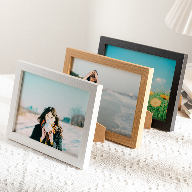 Wooden Photo Frame Table Simple Photo Wall 7810inch a 3inch a 4inch Picture Frame Wall Hanging Wedding Photo Frame Ornaments Wholesale