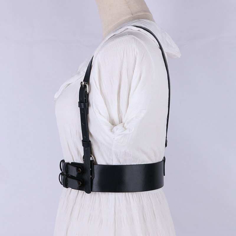Punk Harajuku-stil hofteholder til kvinder, camisole-bælte, funktionelt overtøj, taljeholdere_voghion.com