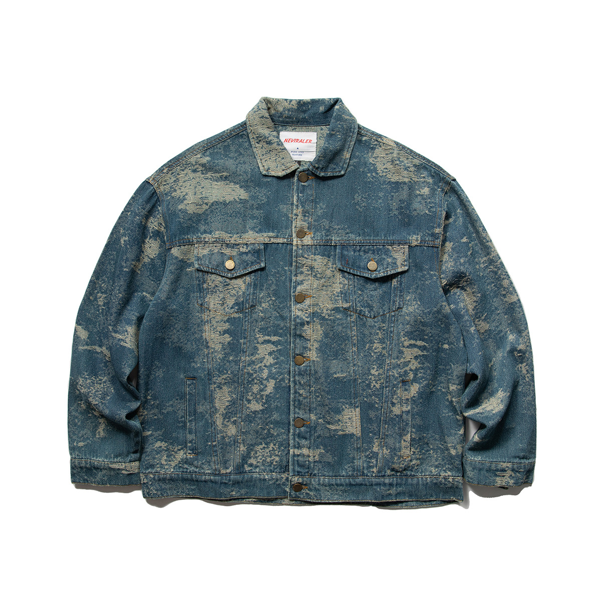 Spring retro denim trend jacket for men and women