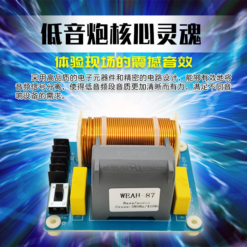 Subwoofer Modificación y actualización del altavoz Escenario Fever 1200W Divisor de graves de alta potencia Punto de frecuencia ajustable