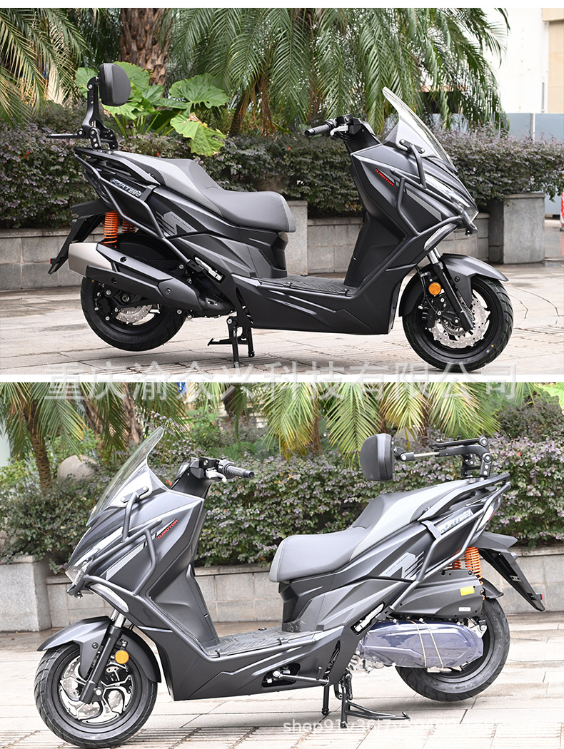 Suitable for Qianjianghong 250 folding backrest driver backrest passenger backrest telescopic motorcycle backrest modification parts
