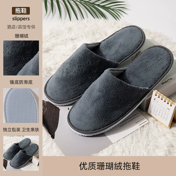High quality coral slippers