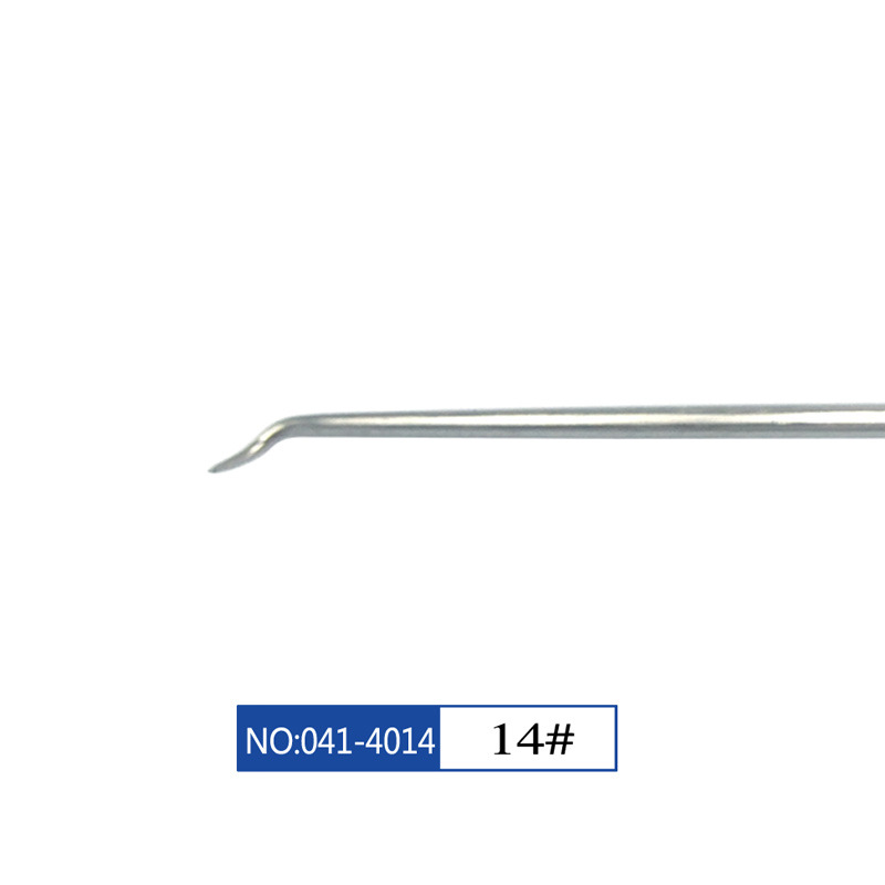 Sonda dental Star Tooth weirong aguja dental de acero inoxidable sin recubrimiento aguja dental limpia sonda dental palillos de dientes orales de un solo y doble cabeza