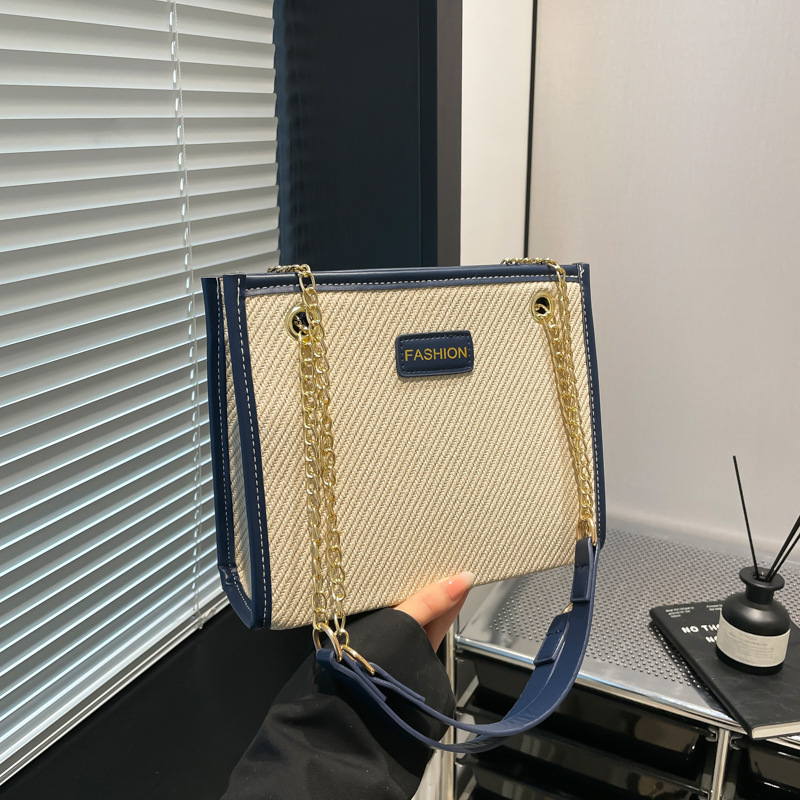 2025 primavera nueva moda temperamento bolso de alta capacidad bolso de brazo simple bolso de nicho bolso de hombro