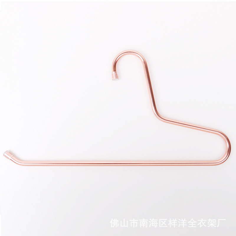 Percha de pantalones de aleación de aluminio de espacio al por mayor pantalones en forma de ganso rack armario de almacenamiento artefacto percha en forma de Z sin costura pull-out