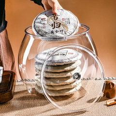 沢誠円形食品級防塵家庭用雑穀茶葉収納ケース米缶米箱小麦粉米シリンダー