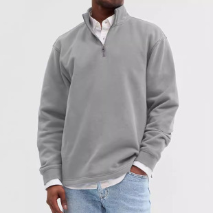 Bctzz002-1 Export Men's Zipper Stand Collar Sweatshirt 60069