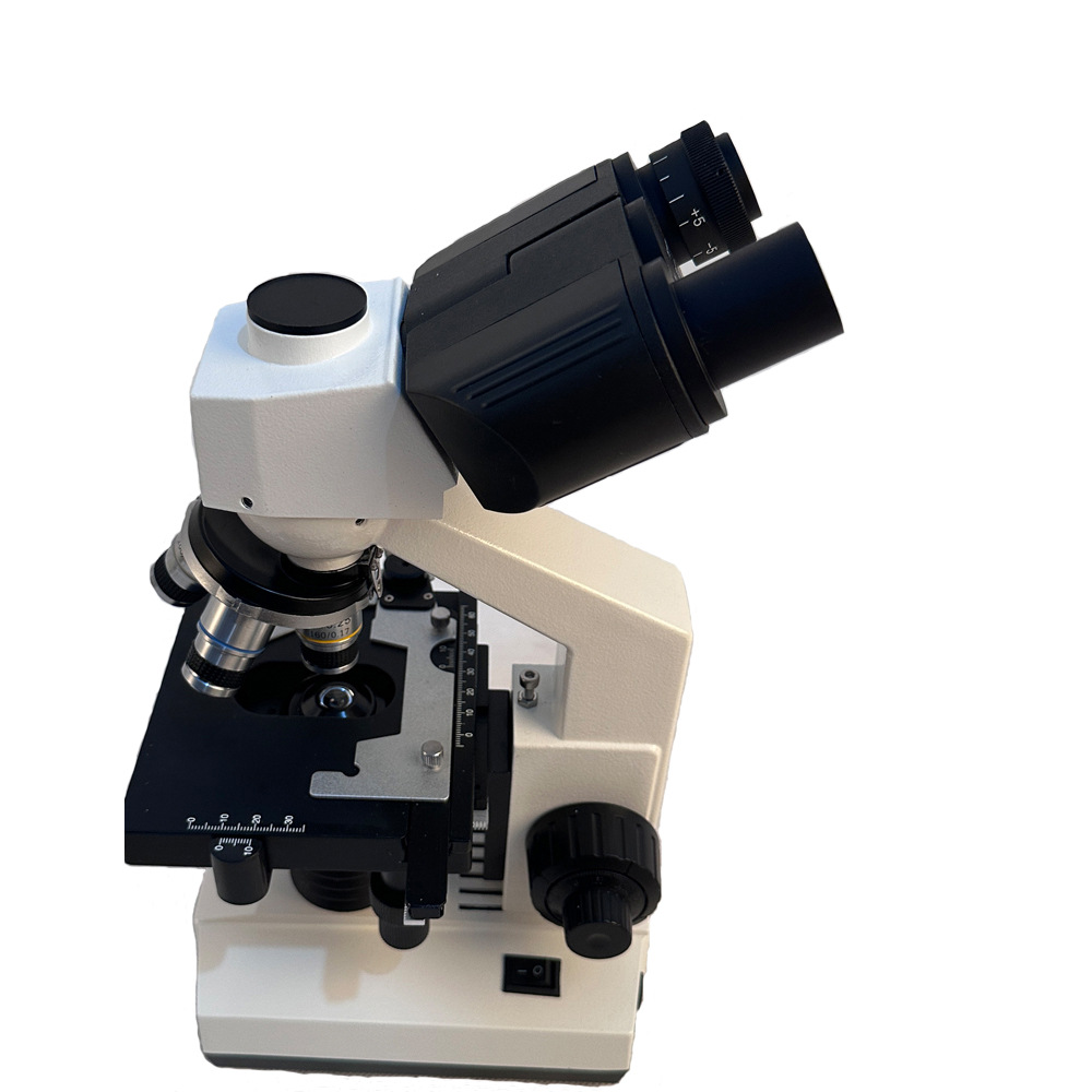 双目生物显微镜40X-1600X小学初中高中学生教学实验科研显微镜