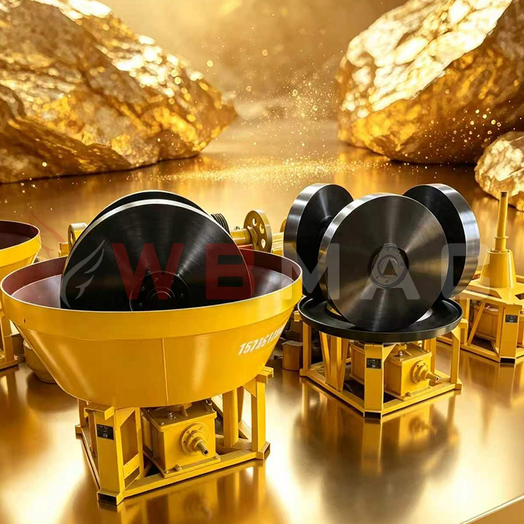 节能低噪碾金机 矿石研磨湿碾机 尾矿回收选金设备 售后包安装