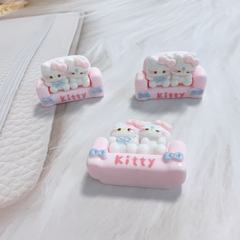 漫画三次元 KT ソファ樹脂アクセサリー車の装飾センターコンソール装飾品キーホルダー冷蔵庫マグネットジュエリー素材