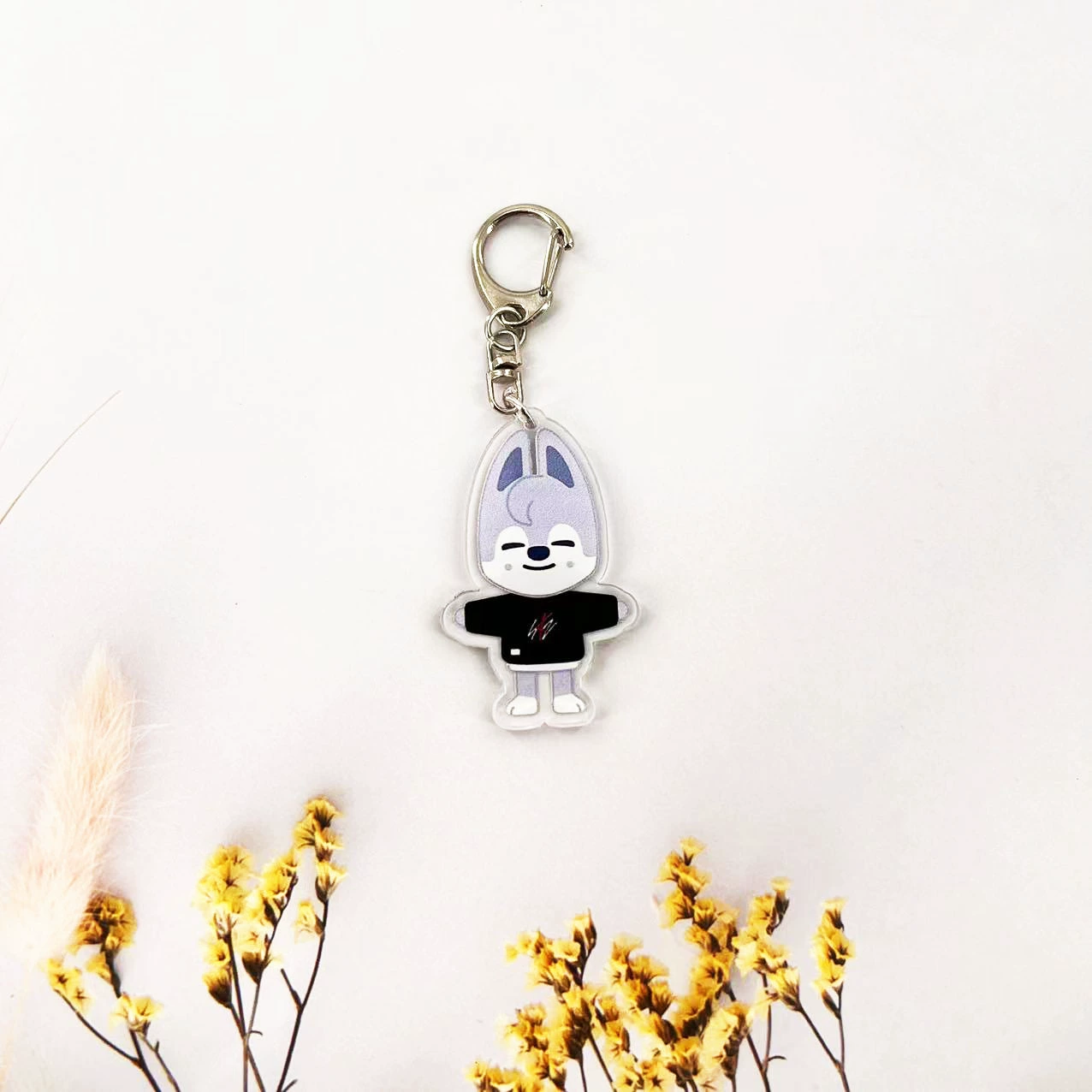 Cartoon acrylic double-sided keychain, pendant