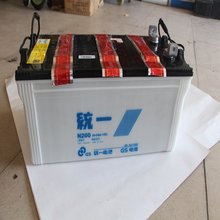 统一蓄电池N200(6-CQA-195)12V-200AH船用加液干荷水式发电机