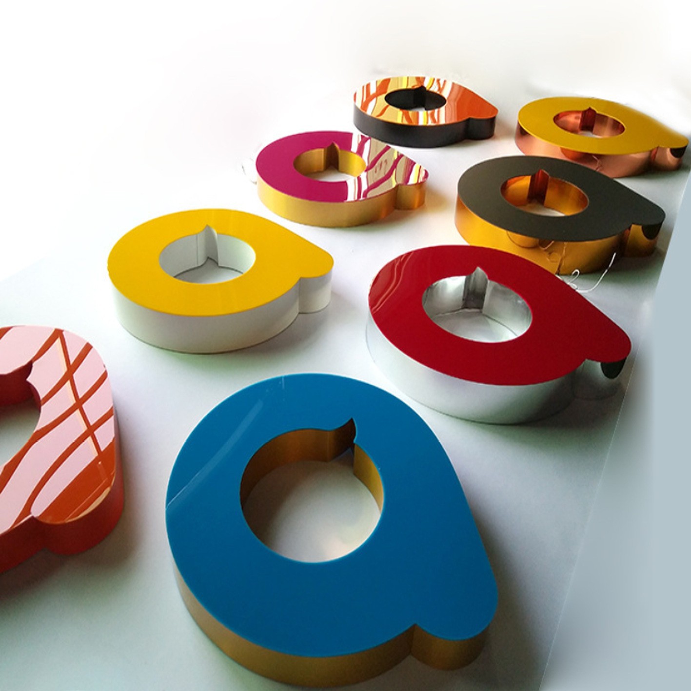 门头招牌平面亚克力广告牌led发光字户外室内无边发光字立体字牌