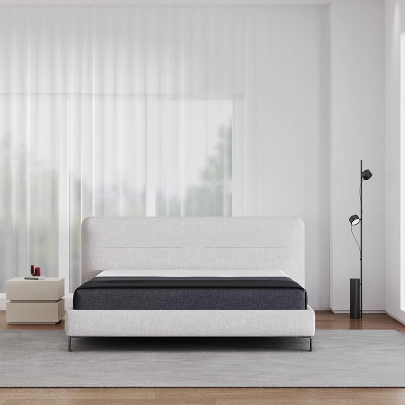 coconordic Nordic Hel Hull Modern Simple Design Bed Soft Bed Removable and Washable Fabric Bed Leather Bed