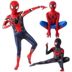 Iron Spider-Man Suit Full Body Suit Expedition Miles Halloween Children Cosplay Anime Costume