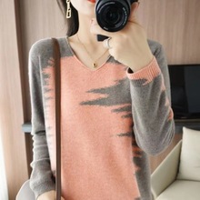 外贸出口意大利大牌尾单原单撤柜余单秋冬毛衣女宽松针织衫上衣服