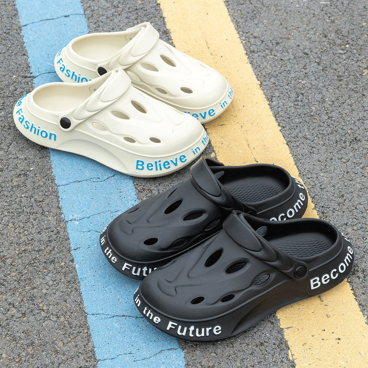 Дышащие летние туфли Breathable Summer Shoes, мужская нескользящая пляжная обувь, спортивные тапочки