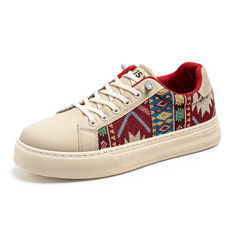 Primavera nuevos zapatos de panel de tela transpirable de cuatro estaciones para hombres, zapatos bajos casuales de todo fósforo para estudiantes de moda, zapatos deportivos de moda para hombres