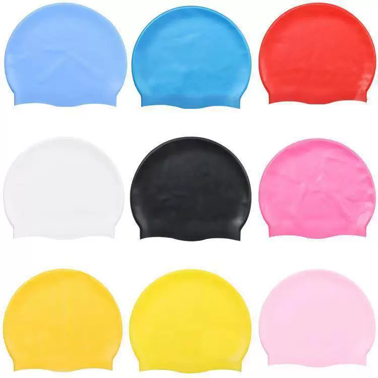 Waterproof comfortable capacious swimming cap for men and women for training for swimming, plus size, wholesale