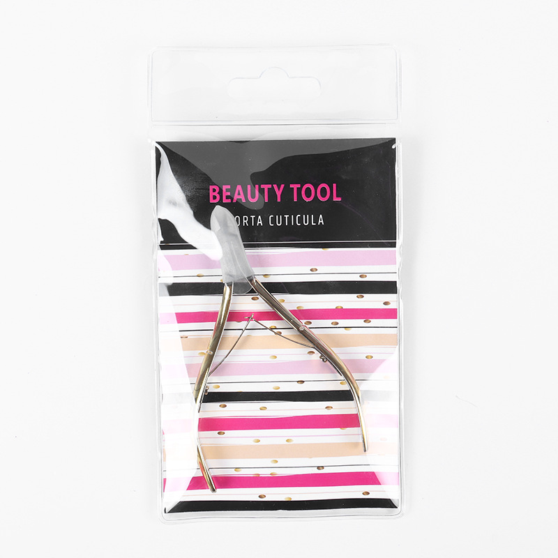 D501 pinzas de cuero muerto doradas (bolsas de pvc)