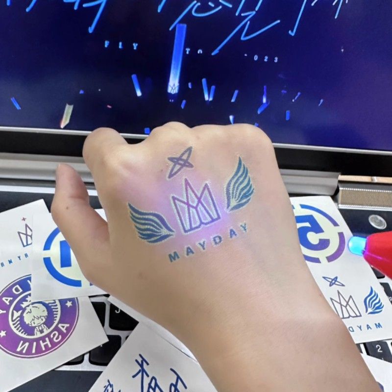 五月天夜光紋身貼り2023コンサート顔貼り応援シールよくあなたに会いたいです。|undefined
