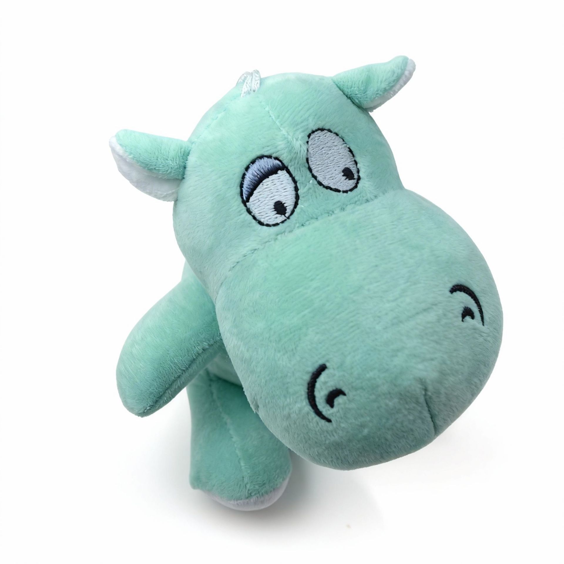 Muñecas de peluche al por mayor de siete pulgadas hipopótamo ultra suave muñeca agarrar juguetes de peluche pequeños regalos de boda