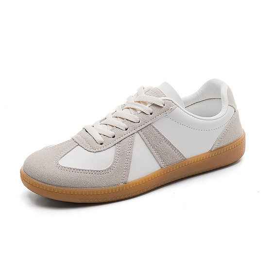 Couple's shoes all-match casual white shoes women's ins Korean style men's and Women's German training shoes flat shoes argan shoes F8815