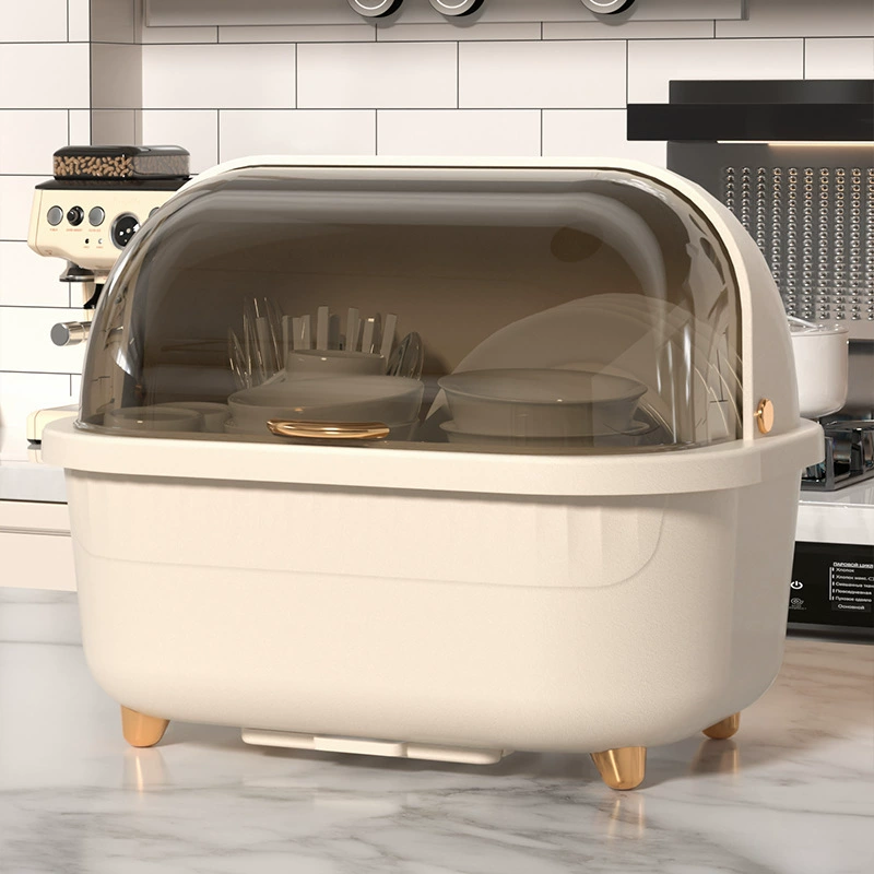 Ящик для хранения мисок и палочек для еды с крышкой для посуды, сушилка для посуды для домашней кухни, сушилка для мисок и посуды.