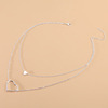 Fashionable pendant heart-shaped, chain for key bag , necklace, European style, simple and elegant design