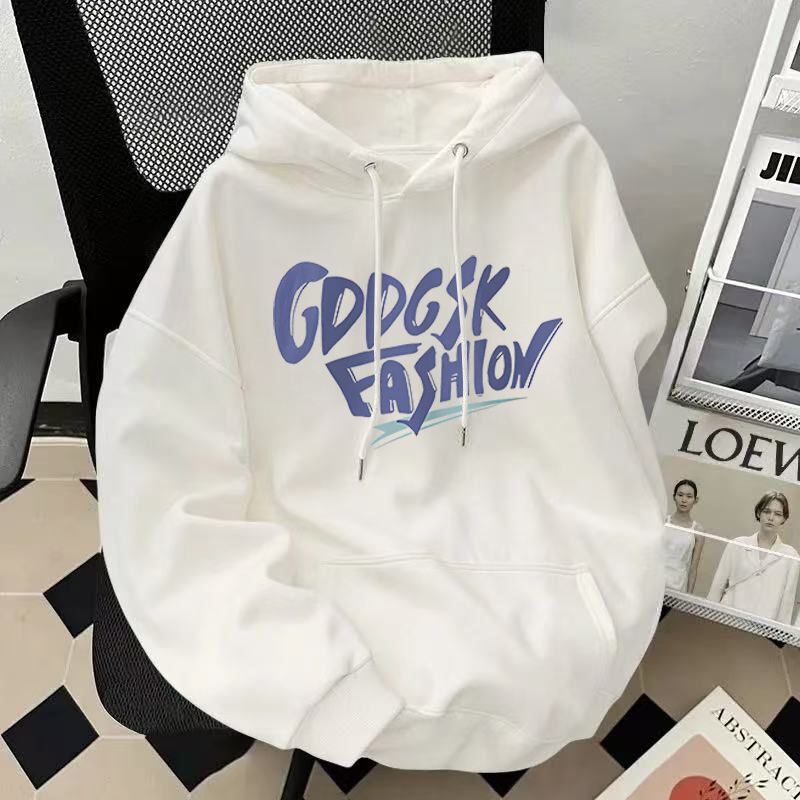 Spring and Autum Thin Hooded Sweatshirt Men's Trendyy Handsome Loose Top Jacket Male Student Ins Versatile Casual