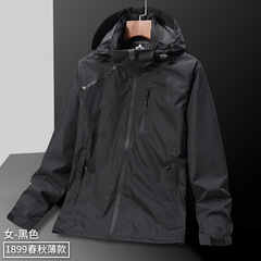 春と秋の男性と女性のジャケット、カップル迷彩ジャケット、アウトドアシングルプル防水通気性ウインドブレーカートレンディなブランド