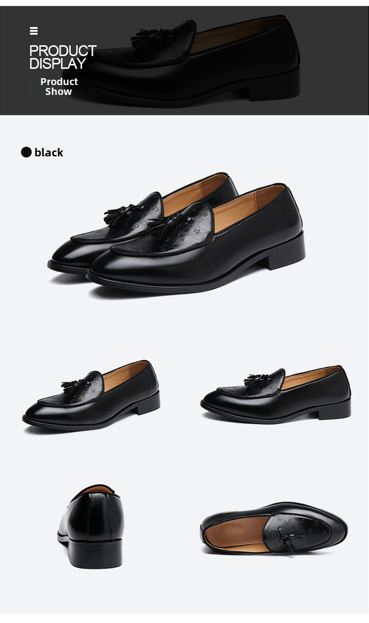 Pointy Tassel Loafers For Men – Stylish Leather Casual Shoes_voghion.com