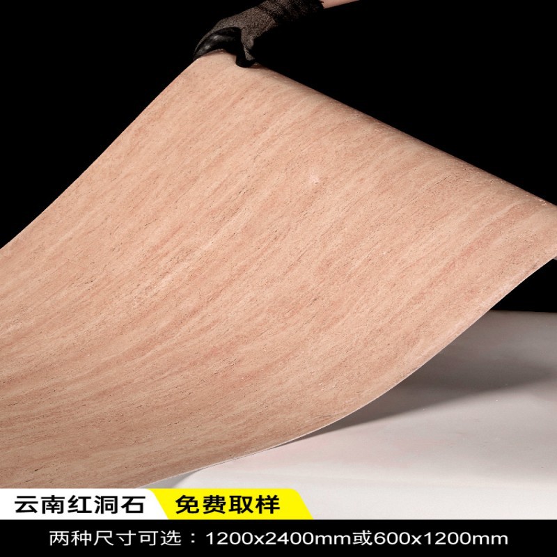 Plato de travertino de piedra blanda Tapones romanos Porcelana blanda Piedra de imitación suave Decoración de pared exterior Fabricante de baldosas de cerámica flexibles ultrafinas