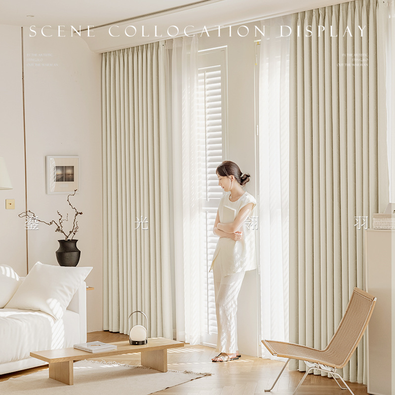 Cortina de hojas de oro liposolinas acabadas de alta sombreado de alta calidad de alta temperatura de alta calidad de diseño moderno sala de estar superior dormitorio