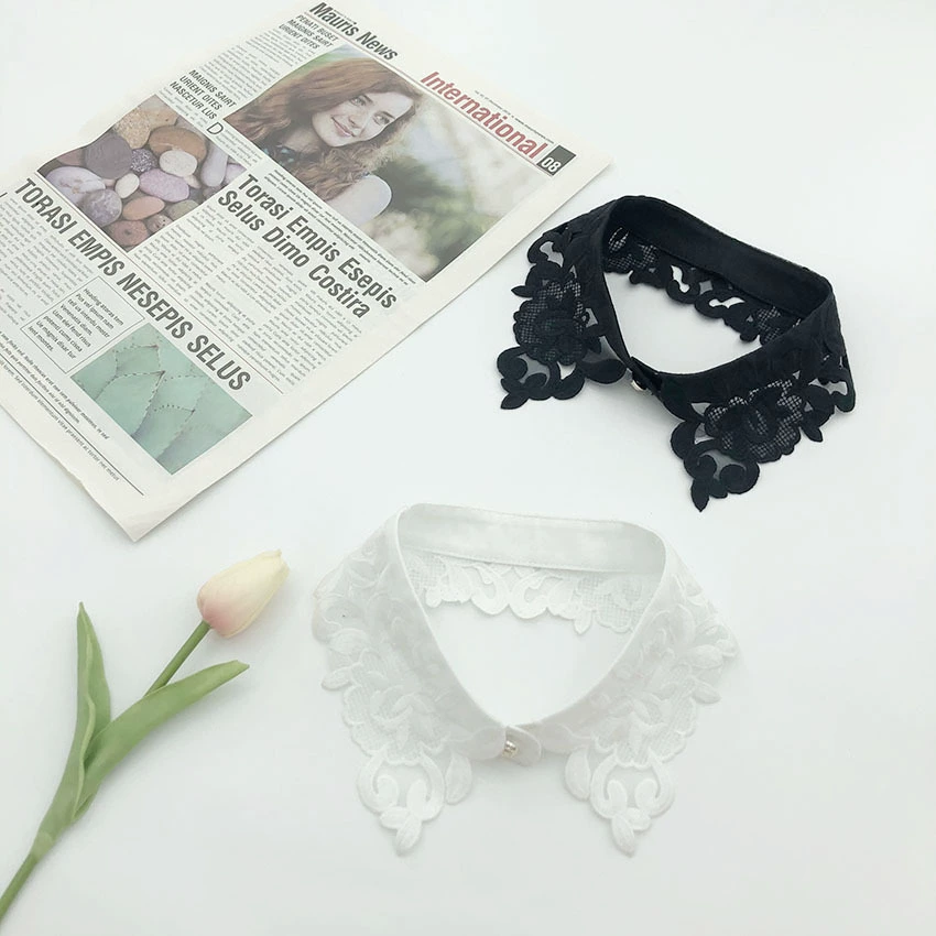 Корейская версия Ogen вышитый поддельный воротник для женской одежды