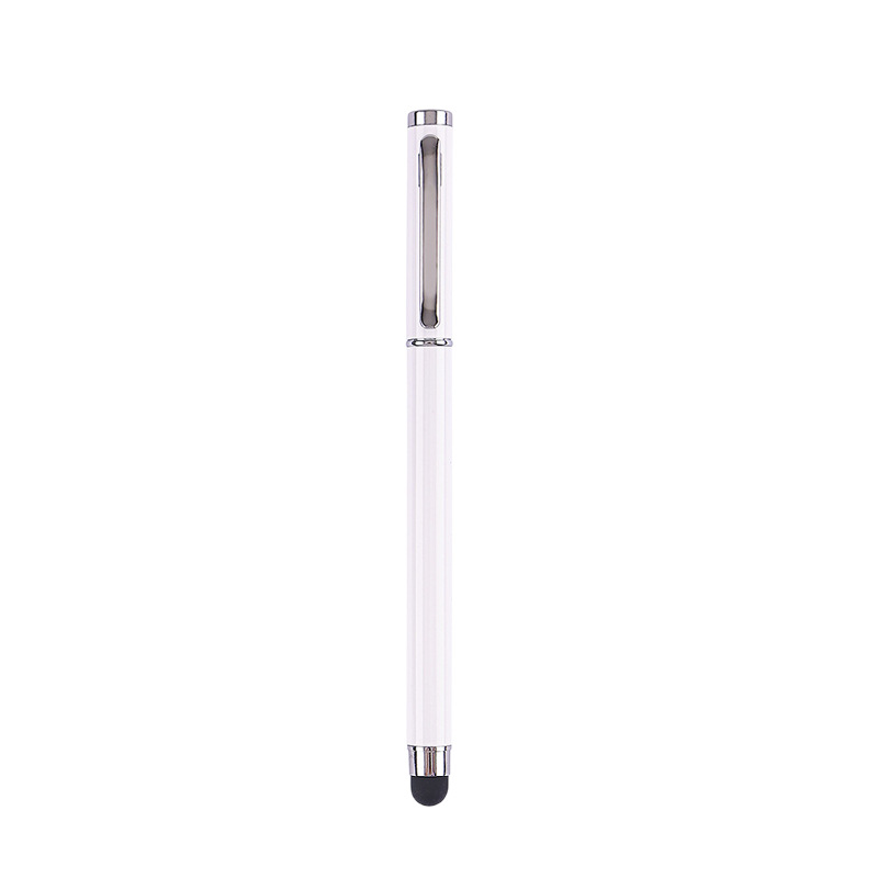 Pluma metálica neutra personalizada de escritura de pantalla táctil de escritura de doble propósito pluma de pluma se puede imprimir logotipo