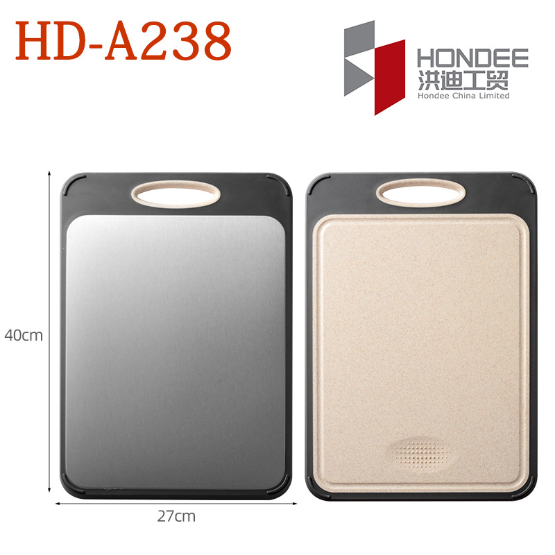 HD-A238 중국어 및 영어 색상 상자 밀짚+TPR+MDF+304 스테인레스 스틸 400*270*14MM1550G