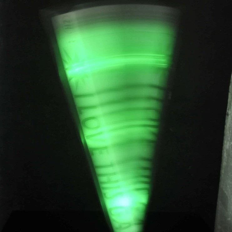 Sponge colorful flashing light stick from foam, 40 cm
