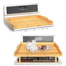 木制面条板炉盖砧板水槽盖木制炉灶顶盖带手柄和可调节支腿柜台