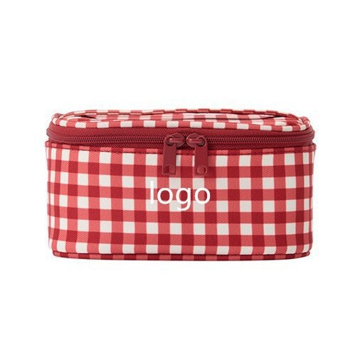 Japanese-Style Muji Simple Cosmetic Bag Square Waterproof Cosmetic Storage Bag High-Value Portable Toiletry Bag for Women