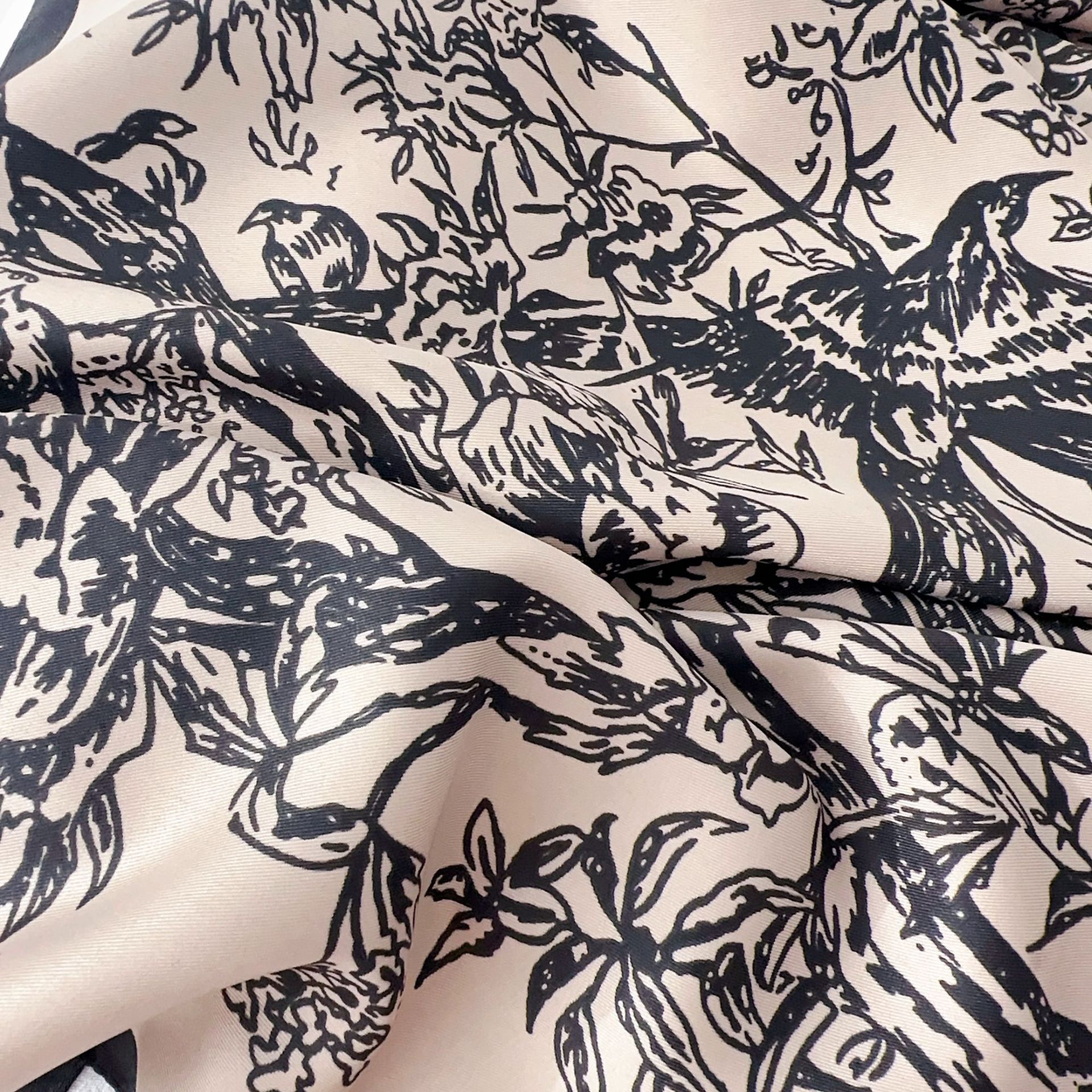 Nuevo bufandas de seda de impresión de 90cm bufandas de seda de estilo de mujer coreana bufandas delgadas bufandas de decoración de trajes bufandas