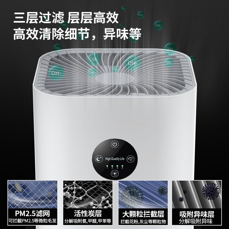 Purificador de aire desodorante de humo sala doméstica desodorante de formaldehído artefacto de desodorante interior desinfectante de dormitorio anión
