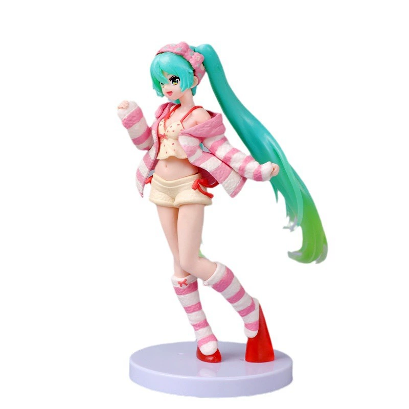 Фигурка (Hatsune Miku) в домашней одежде — в коробке, милая пижамная модель для стола