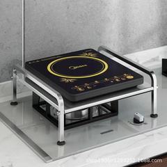 ステンレス製の電気ストーブのスタンドの台所用品の棚のテーブルの収納棚のガスコンロのかまどのカバー