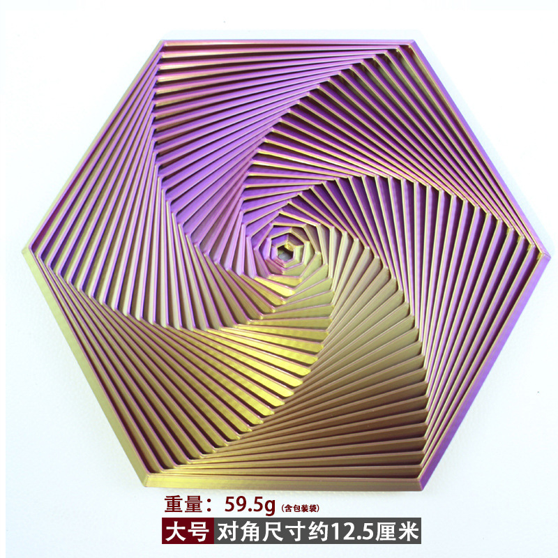 3D印刷六角形玩具解凍魔法黒科学技術サラリーマン抗不安減圧六角形視錯覚|undefined