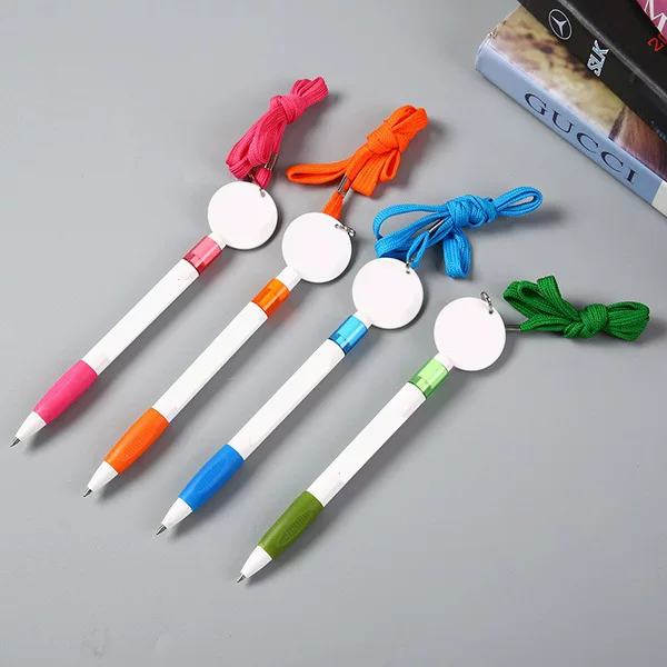 Wholesale Exquisite Bank Counter Pens, Signature Pens, Desktop Sticky Business Pens with Lanyards, Durable Office Pens