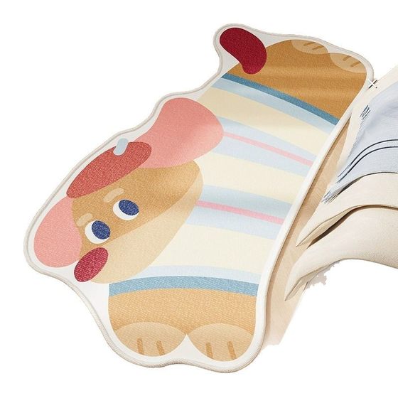 Children's Room Bedroom Bedside Cartoon Cute Baby Anti-fall Mat Irregular Bed Front Mat Four Seasons Universal