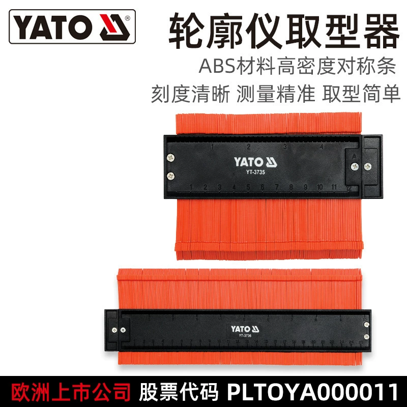 Многофункциональный измеритель YATO: измерение дуг, контурная штукатурка, декоративные линии, измерение дуг, универсальный инструмент для плитки и деревообработки